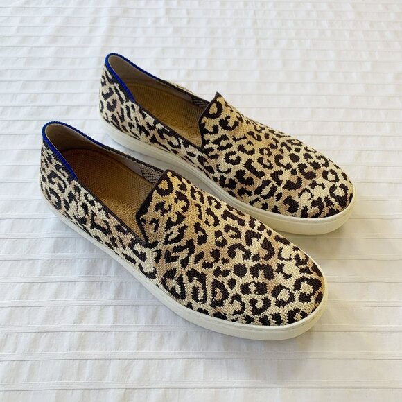 Rothy’s The Original Slip On Sneaker • Leopard Print • Women’s 9 - Picture 1 of 9